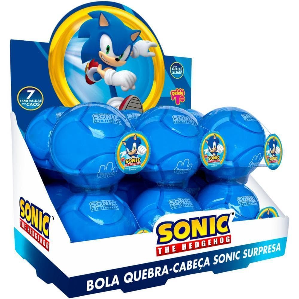 Slime Sonic Bola Monta Desmonta CX.C/16