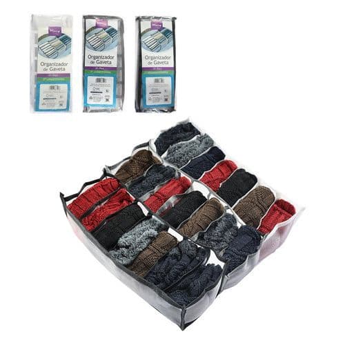 Organizador Gavetas Divisor Compartimentos Varios Espaçoso Organizador Roupas Maquiagem Escritório