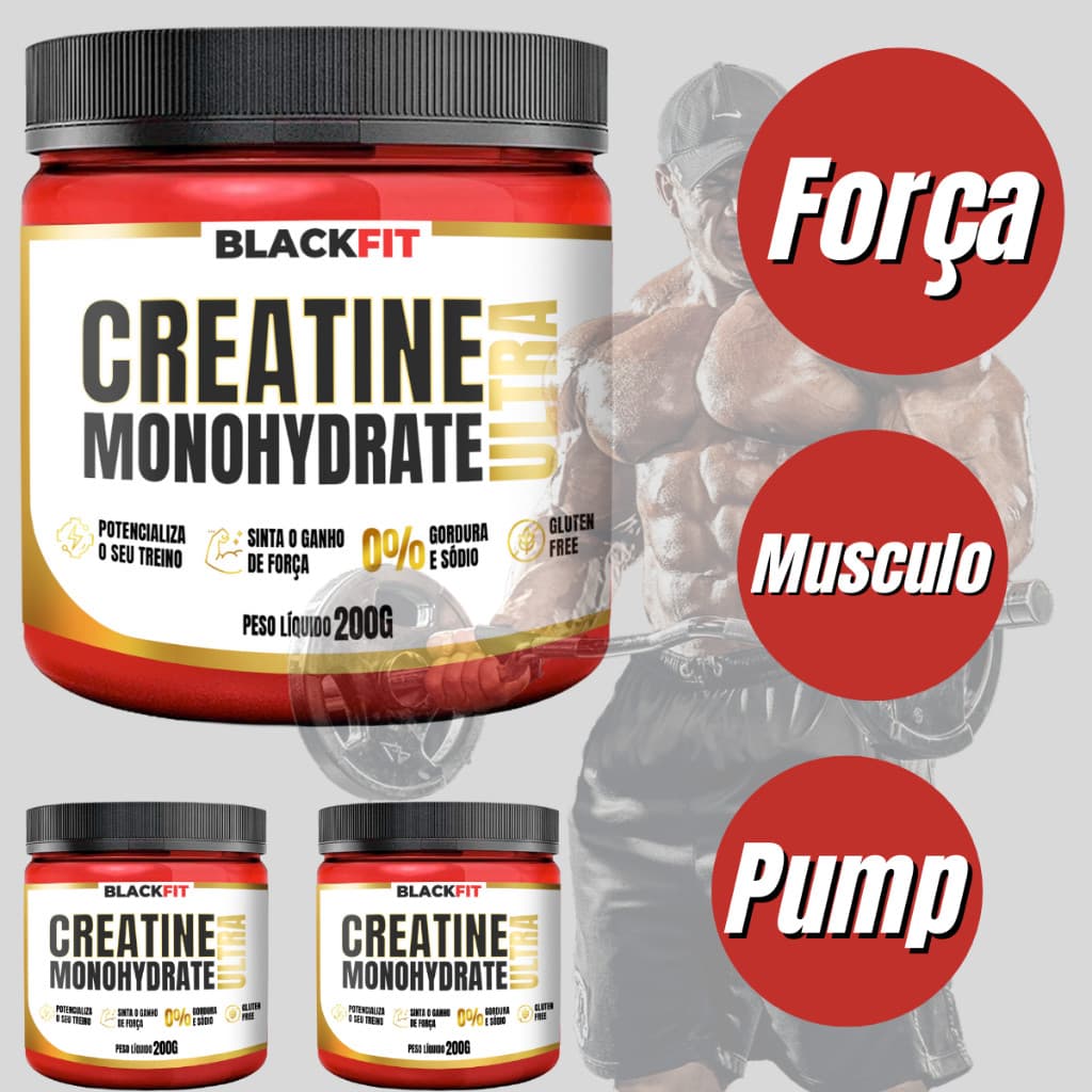 Leve 3 Creatina Monohidratada - A Melhor - Massa Muscular - Frete Grátis - ORIGINAL