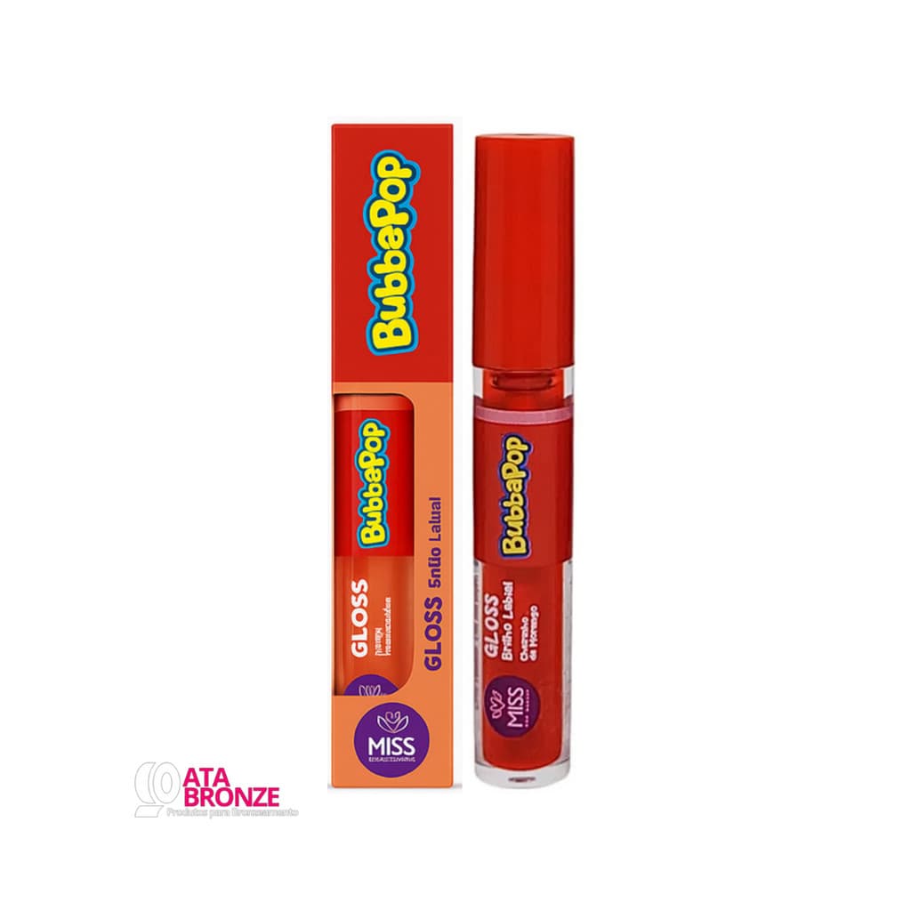 GLOSS LABIAL SABOR DE CHICLÉ BUBBAPOP 4ml