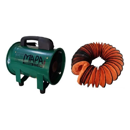 Exaustor Ch08 Insuflador De Ar  + Duto Pvc 08' X 10 Mt 220v  220v Potente