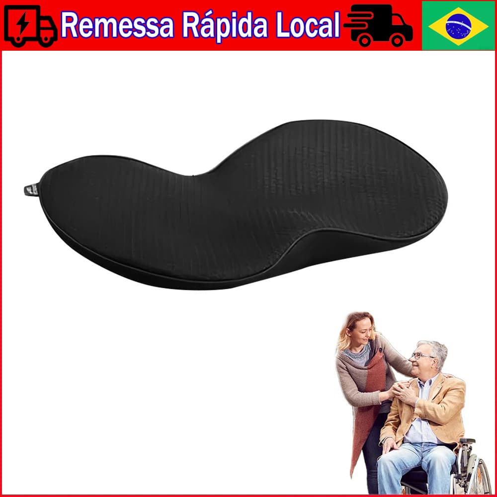 Almofada Ortopédica para Coluna, Cóccix e Hemorroida, Assento Ergonômico em Espuma e Gel, com Capa Removível