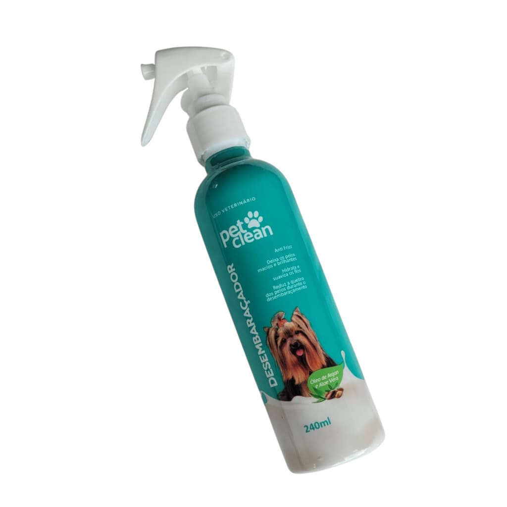 DESEMBARAÇADOR DE PELOS PET CLEAN 240 ML Cães Gatos Pet