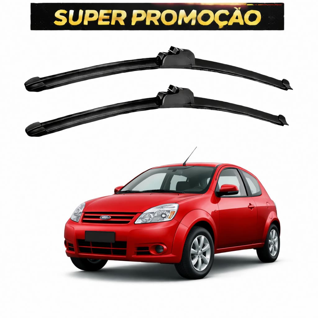 Par de Palhetas para Ford Ka 2008 até 2011 / Limpador do Para brisa