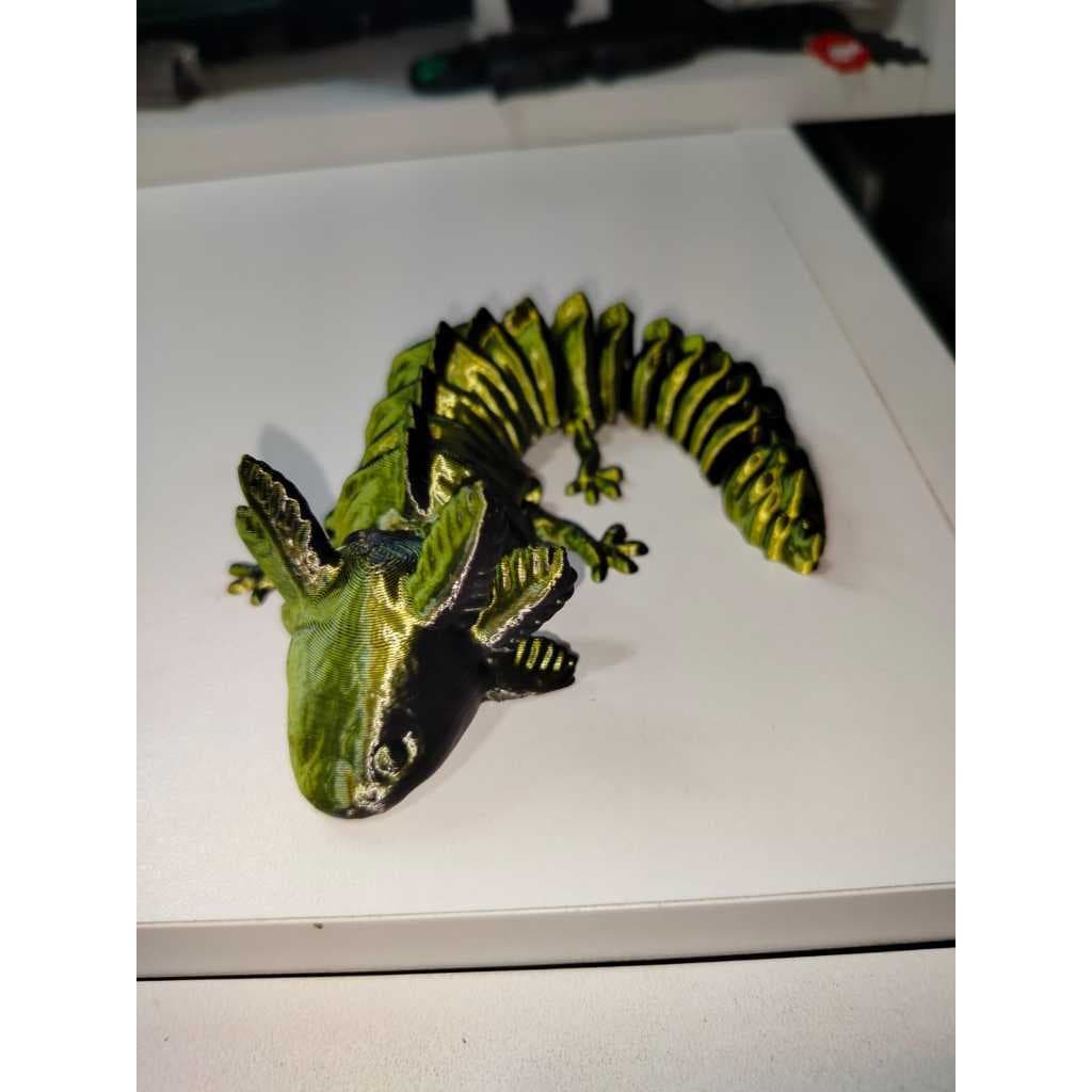 Axolote Articulado Brinquedo Fidget Toy Sensorial Criaturas Articuladas Salamandra Presente Criativo