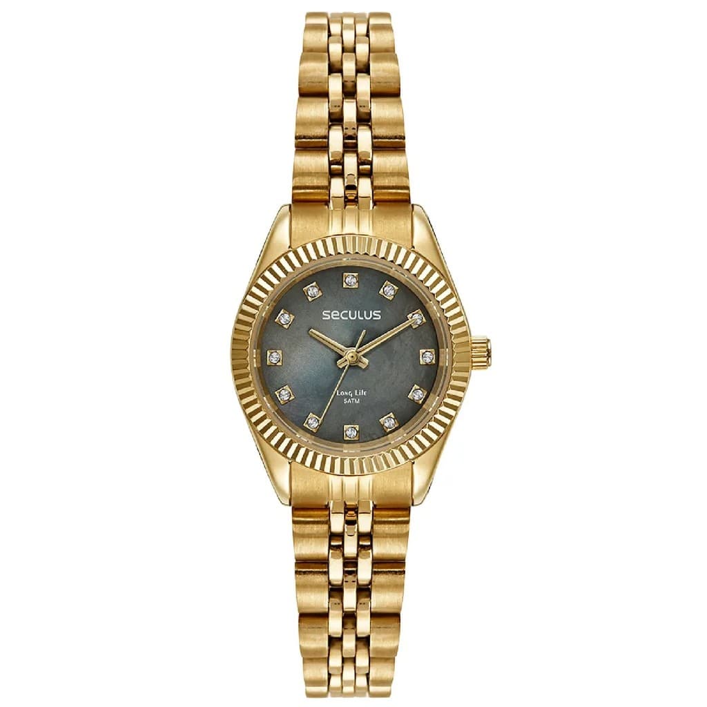 Relógio Seculus 77257LPSVDA1 Feminino 24mm Aço Inox