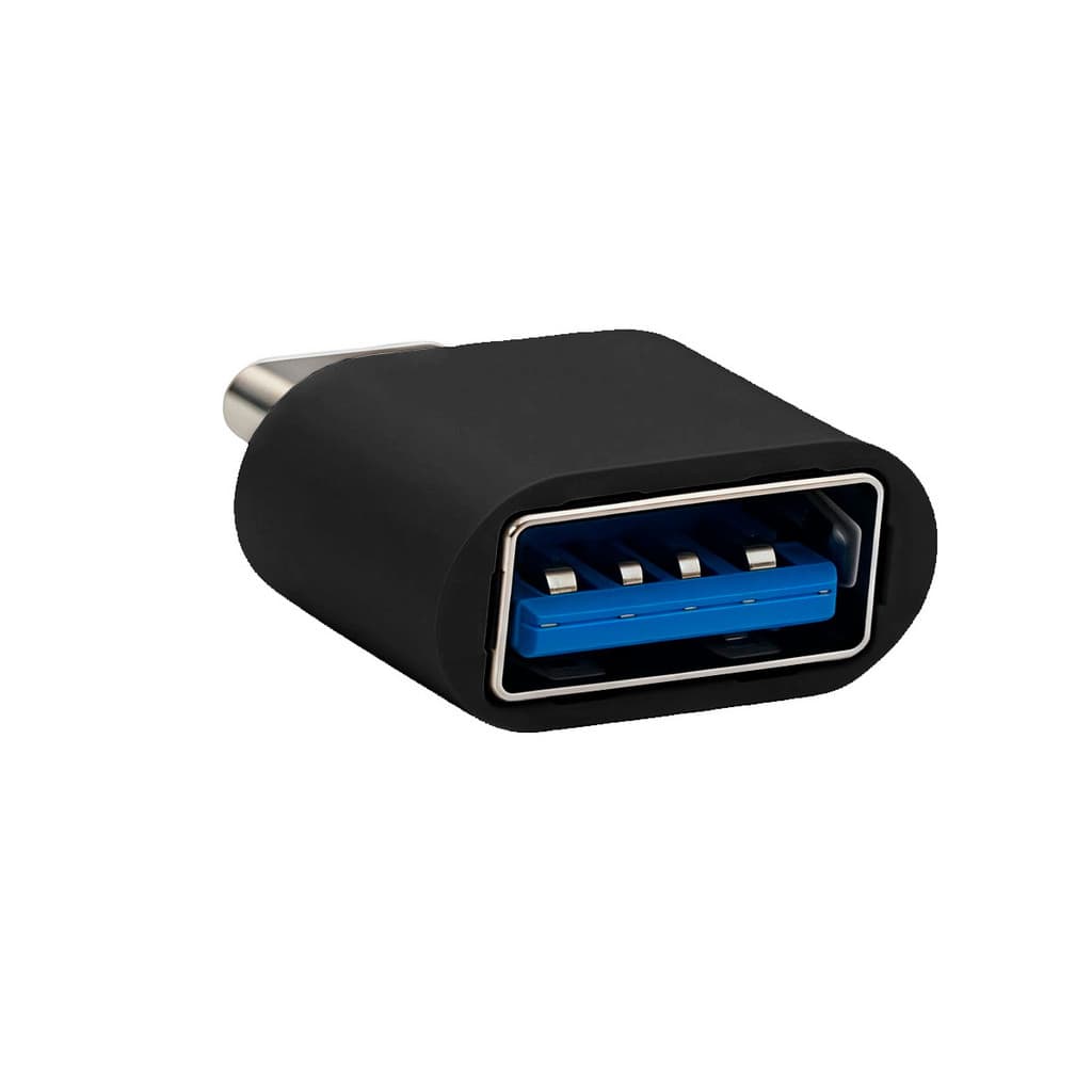 Mini Adaptador OTG Tipo-C P/ USB Transferência Carregamento Teclado Mouse Transforme USB-C em USB-A