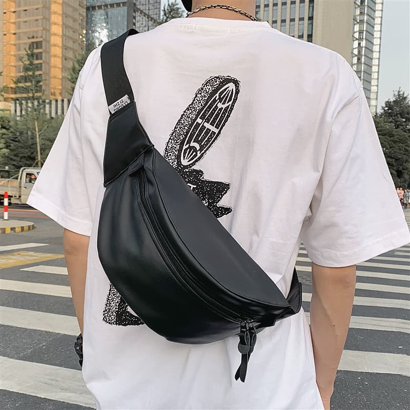 Bolsa de peito masculina Street Wear bolsa de ombro bolsa mensageiro 2025 novo estilo Diagonal pequena mochila leve espo