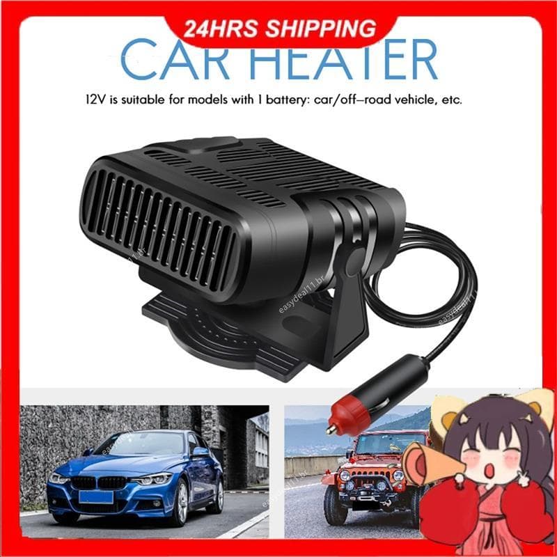 Aquecedor De Carro Universal 12V , Acessórios De Aquecimento Interior Do , Ventilador , Removedor De Névoa De Janela , A