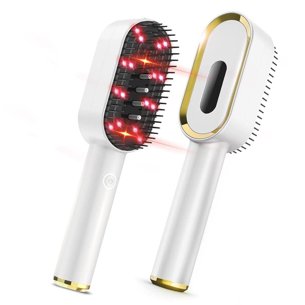Pente De Crescimento Capilar Para Terapia A Laser , Escova De Cabelo Com Luz Vermelha , De , Massageador Elétrico De Cou