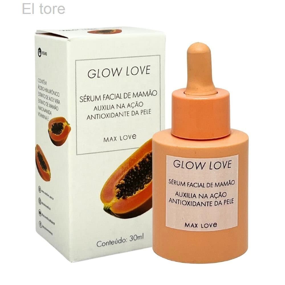 (V)Sérum Facial Glow Love Mamão Max LoveQHRK