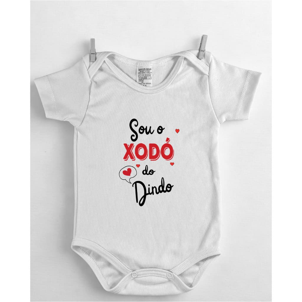 Body Bebê Frases Dinda e Dindo – Macio, Conforto e Estilo