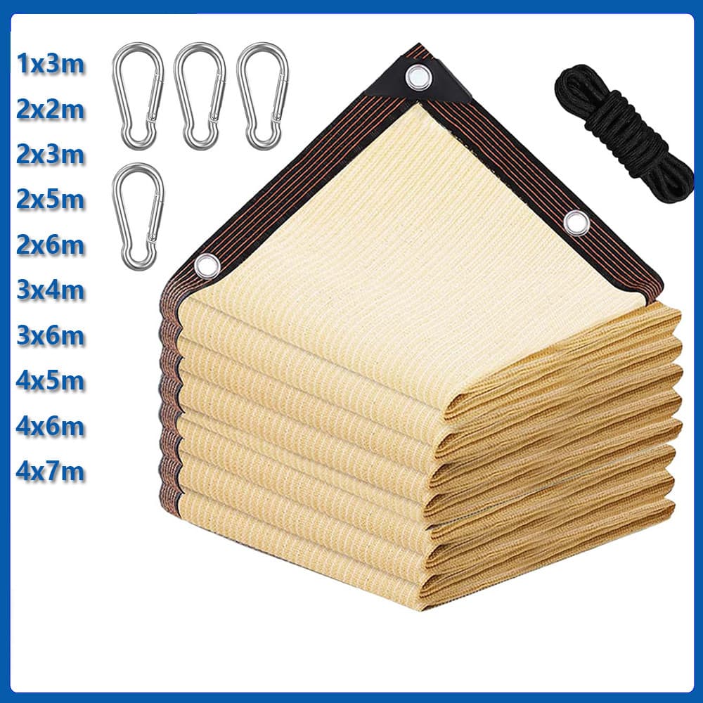 bege Tela Toldo Lona Sombrite Cobertura Pergolado Sombreamento Piscina Shade Jardim Trama Sol Sombra Area externa
