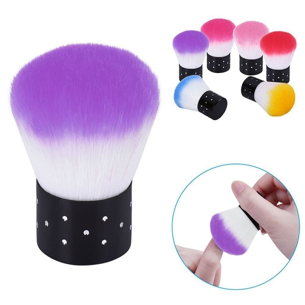 Unhas Pincel Para Espanador Pó Pompom Acrigel Manicure Uv