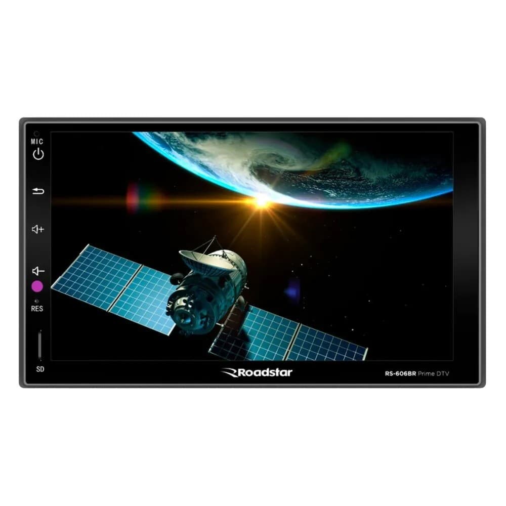 Central Multimídia 7" Espelhamento Tv Digital Carplay Android Auto Roadstar RS606BR Mp5