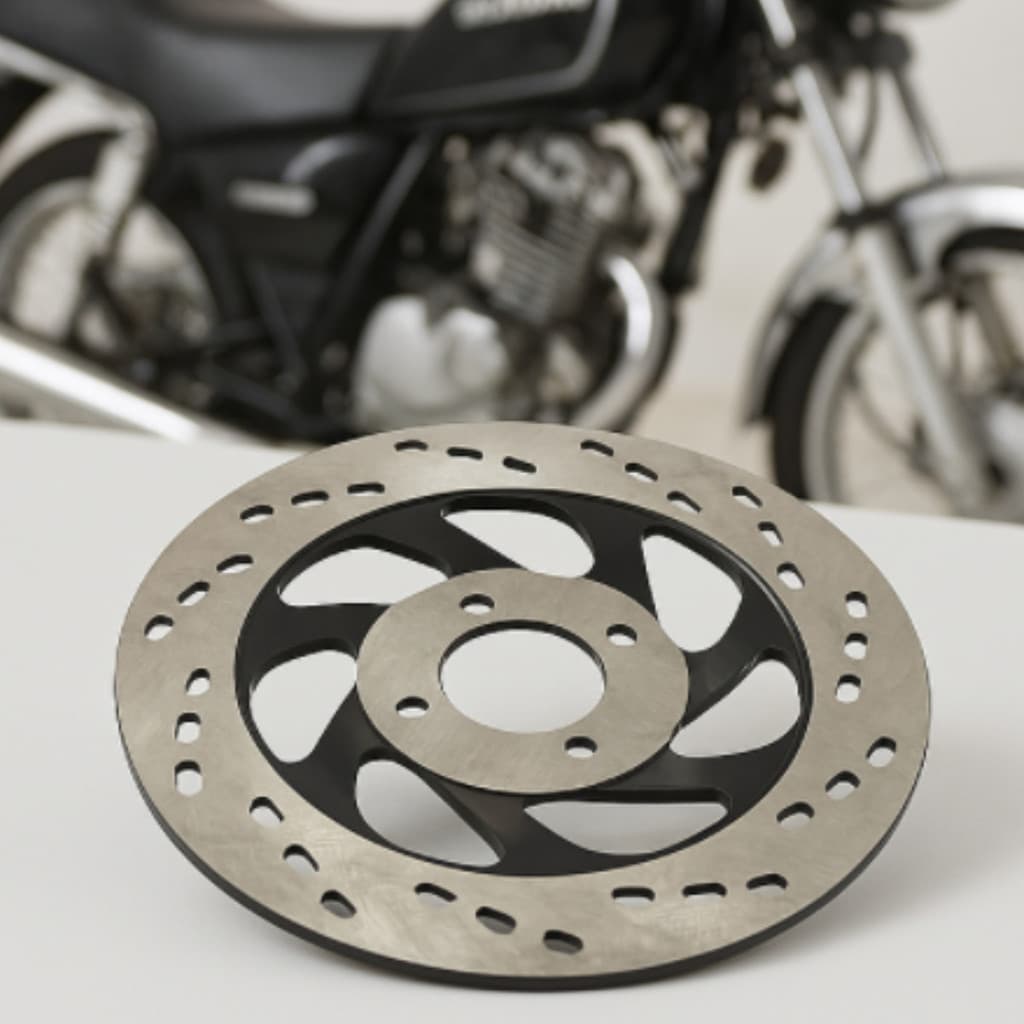 Disco de Freio Dianteiro Suzuki Yes 125 Embus Rotor de Freio Modelo Original Reposição Resistente