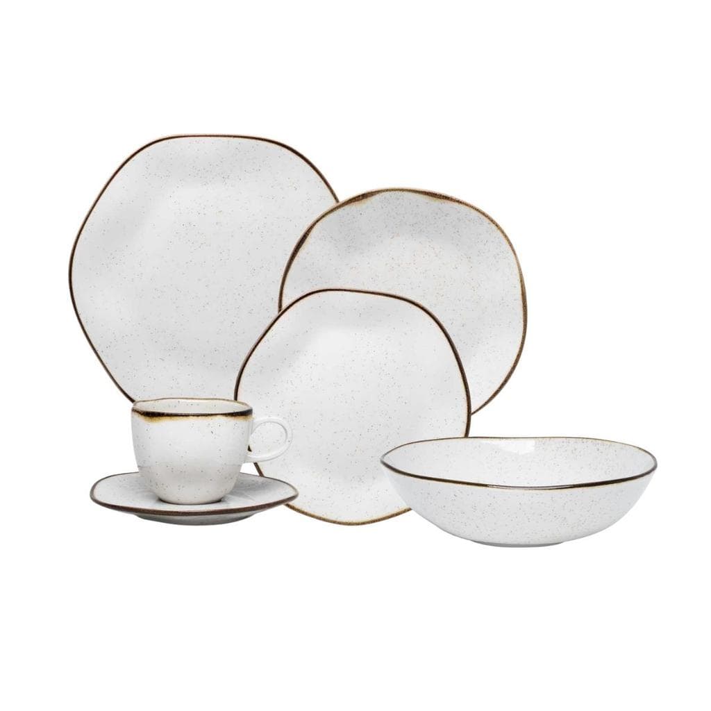 Aparelho Jantar 30 Pçs Oxford Ryo Maresia + Saladeira