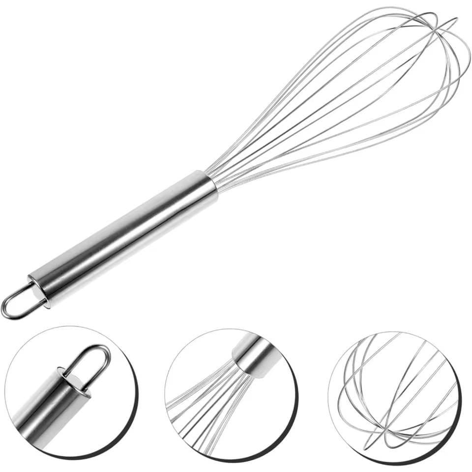 Fuê Inox Para Ovos Claras e Massas Ideal Para Bolos e Receita