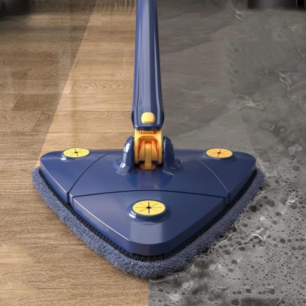 Mop Triangular Limpeza Piso Vidro Esfregão Rodo Refil Lavagem Janela Parede Refil é Lavável