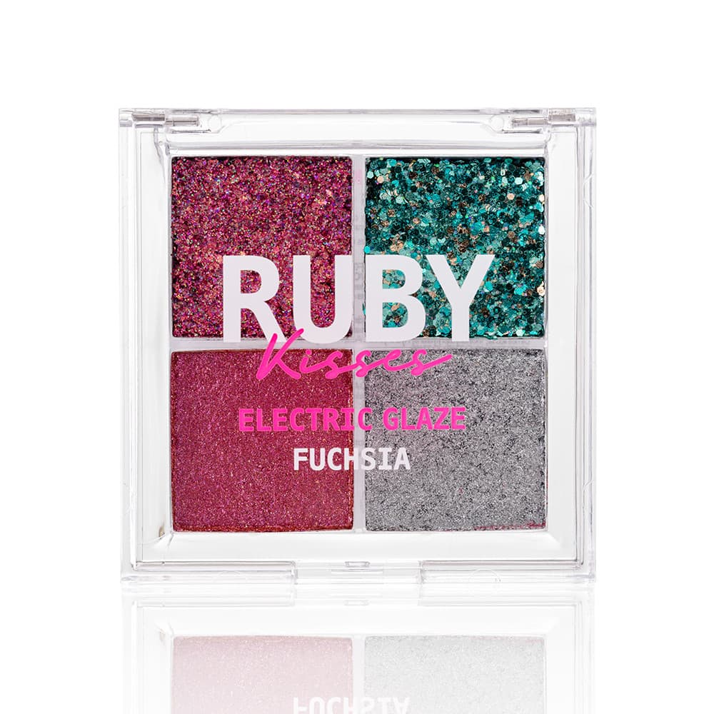 Paleta de Sombras Glitter Fuchsia - Ruby Kisses