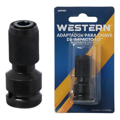 Adaptador De Soquete Para Chave Impacto 1/2 Em Bits 1/4  ADP001