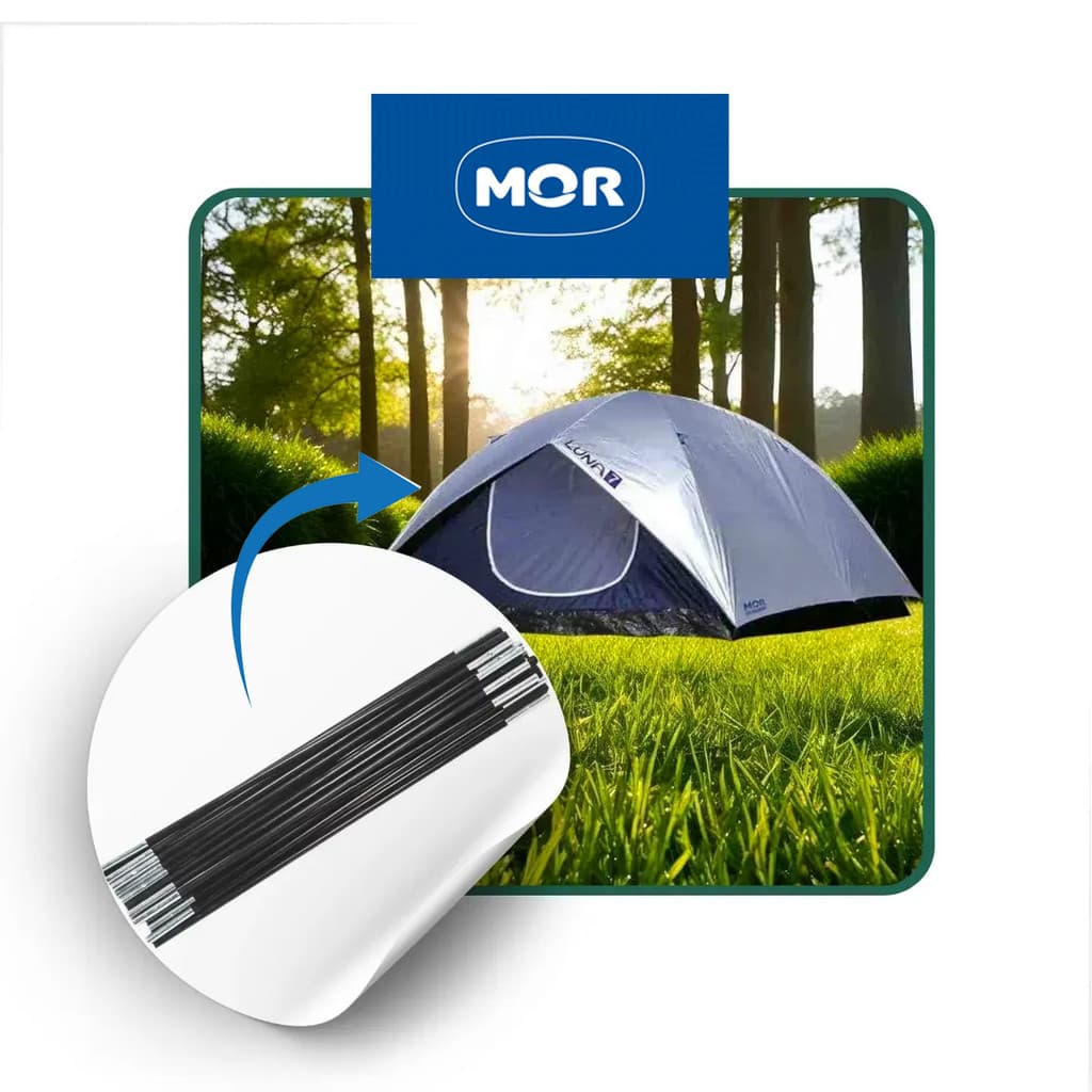 Kit Jogo Vareta Barraca Mor Luna 4p 5p 6p 7p 8p Estrutura Completa (Par de Vareta) Reposição Camping