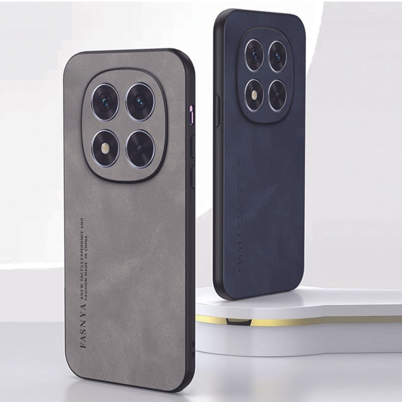 Capa Retrô Para Xiaomi Redmi Note 15 Pro 4G 14 + Plus 5G Couro De Pele De Carneiro Macio À Prova De Suor Protetora Trase