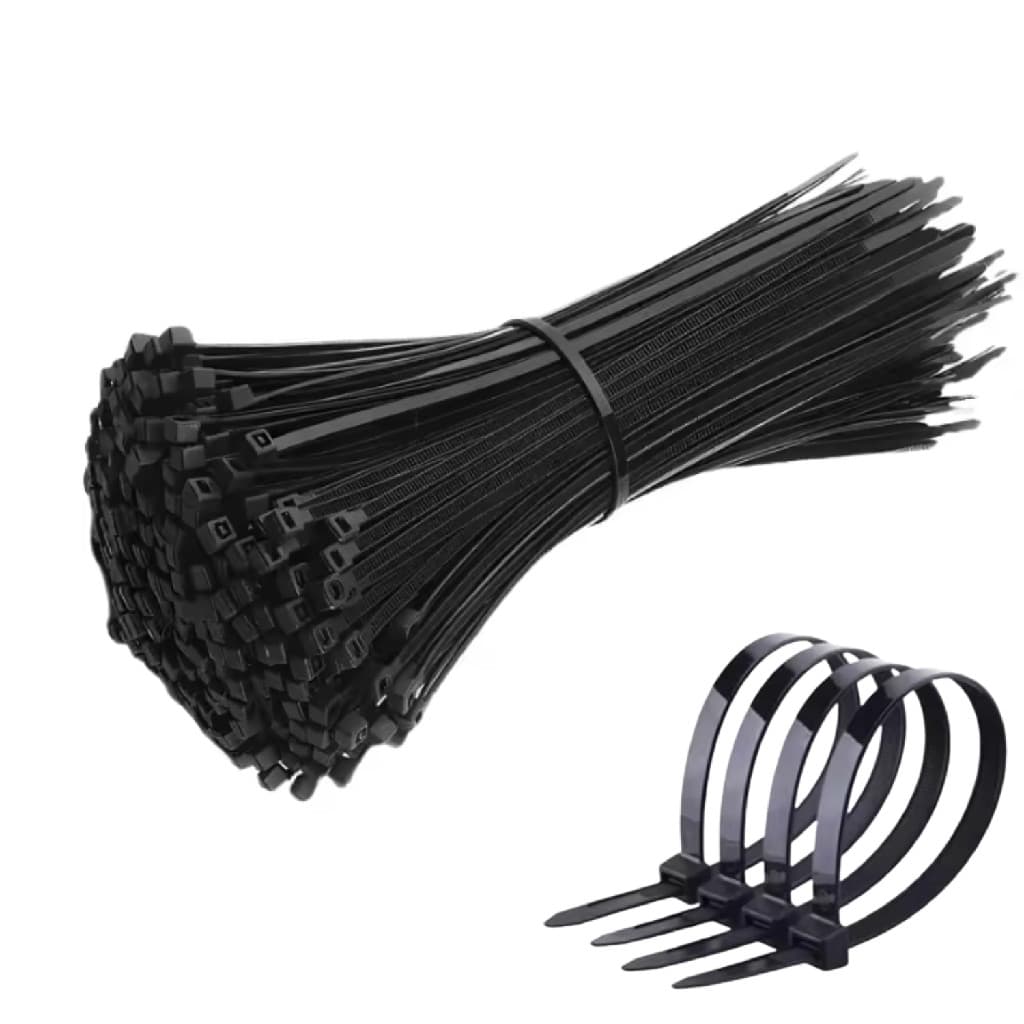 KIT 100 ABRAÇADEIRAS NYLON ENFORCA GATO LACRE 4X150MM