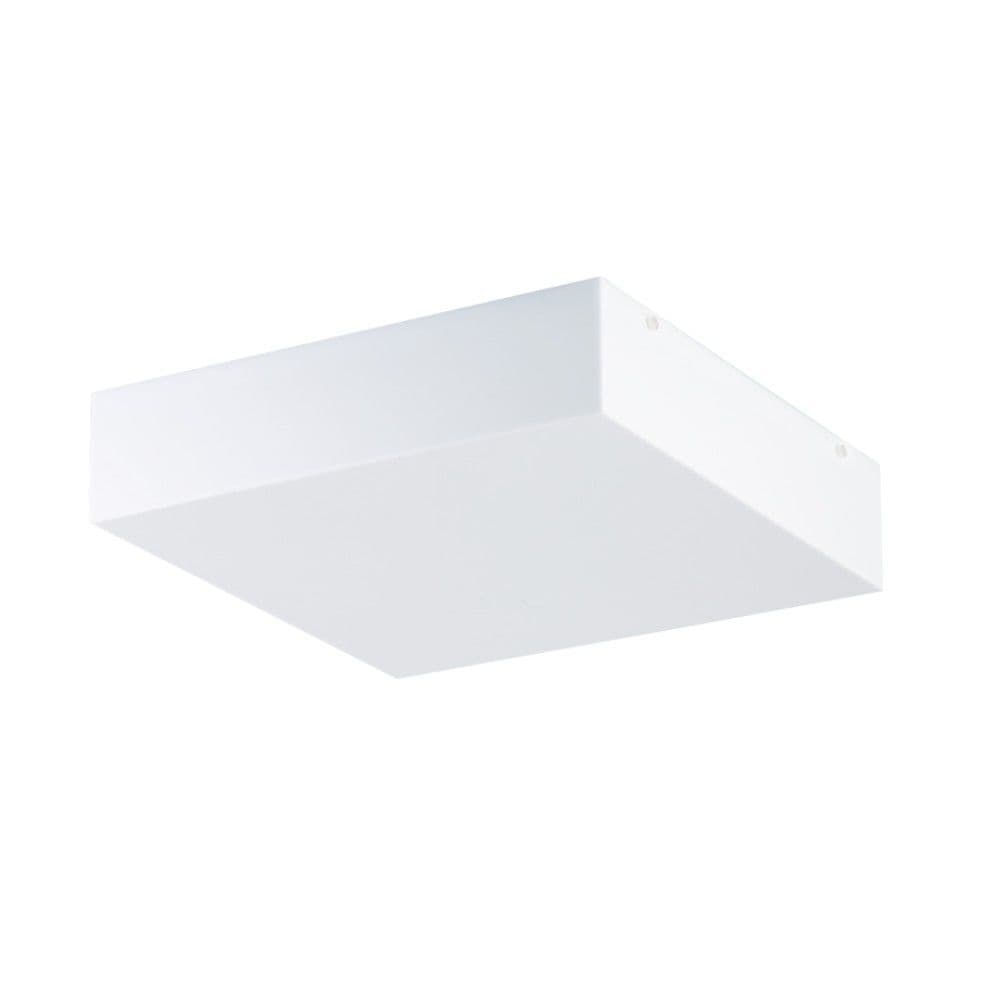Luminaria Plafon Quadrado Acrilico 30x30 cm Luminária de teto sobrepor