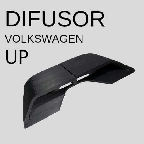 Difusor Direcionador Ar Condicionado Central Vw Up