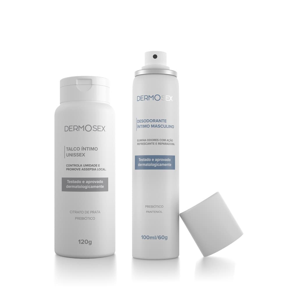 Kit Masculino Talco Íntimo + Desodorante Masculino
