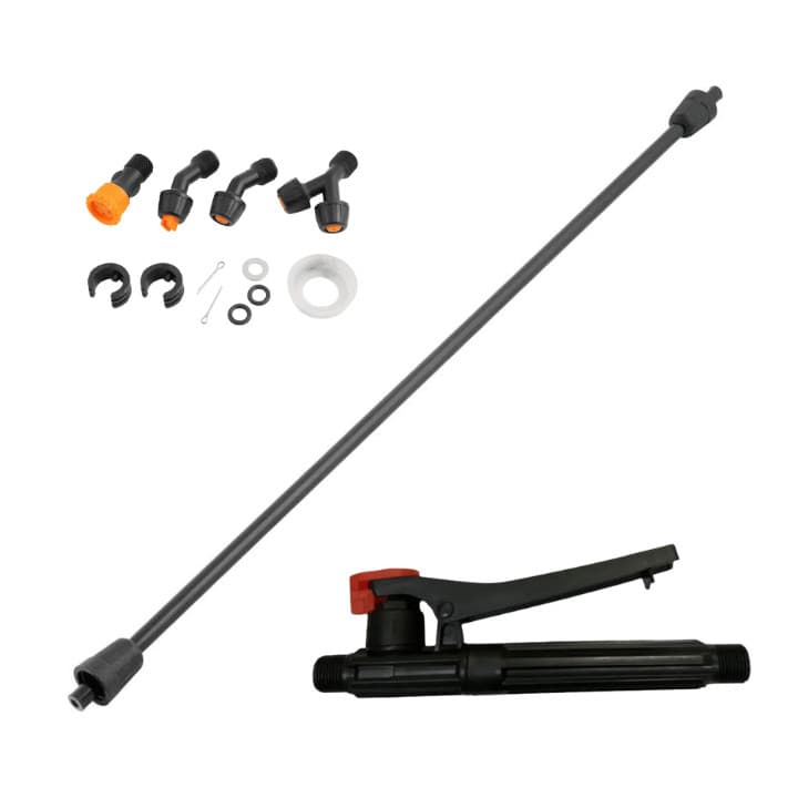 Kit Gatilho Lanca e Bicos Pulverizador Costal 15 a 20 Litros