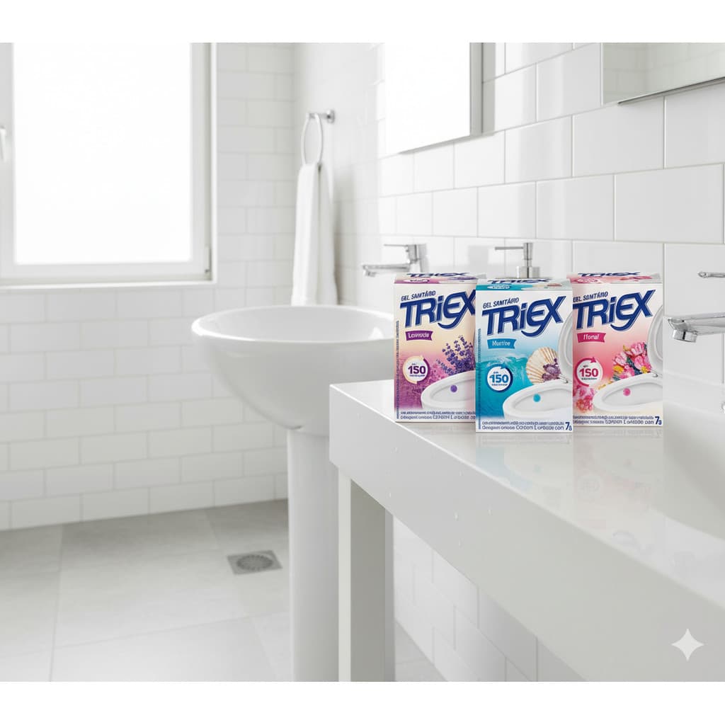 Gel Sanitário Triex Limpeza Profunda - Perfuma e Higieniza seu Banheiro