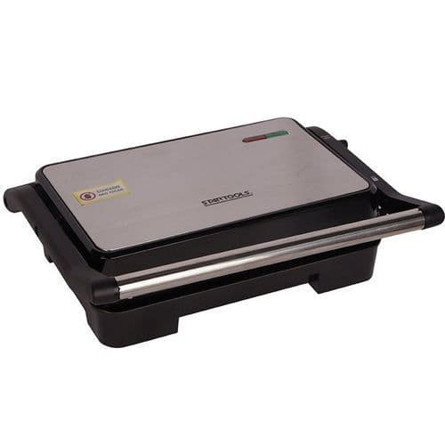 Sanduicheira Grill Compacta Alta Potencia 1000W Inox Facil Limpeza Pratica 127V ou 220V