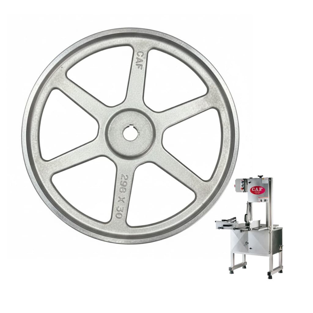 Volante Inferior Aluminio 296x30mm Para Serra Fita 2,55 Caf