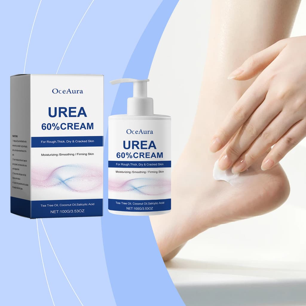 Creme De Ureia 60 % Mais 2 Ácido Salicílico Para Pés Loção De Força Máxima Cotovelos Secos E Rachados Joelhos Saltos M