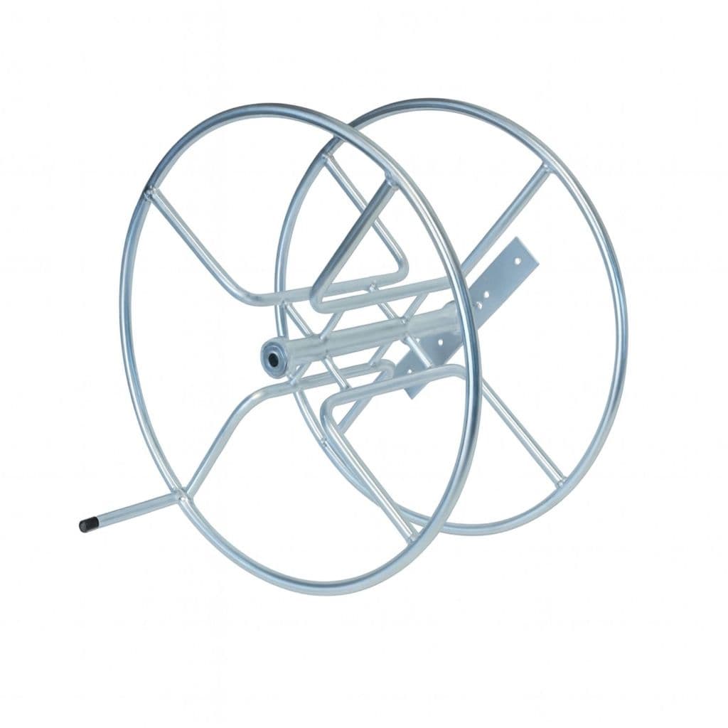 Suporte Parede Enrolador Mangueira 100m 1/2 ou 50m 3/4 Tubo Reforçado