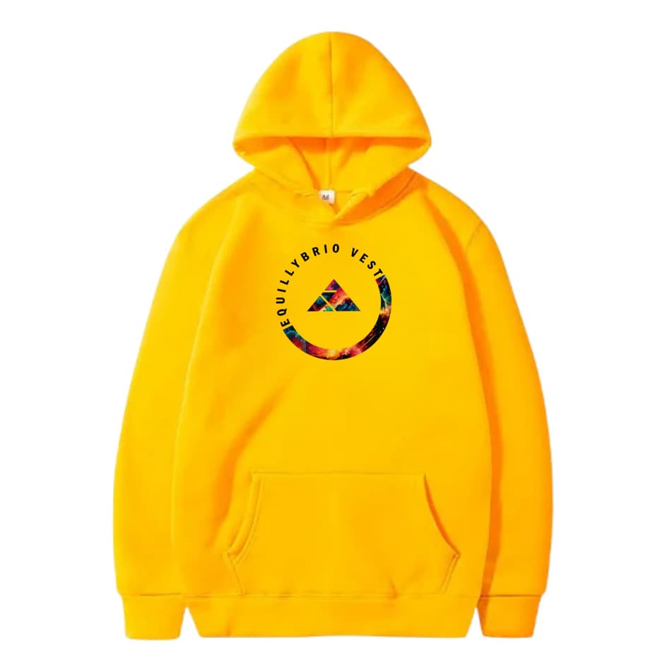 Moletom Canguru Equillybrio Circulo Agasalho Casual Com Capuz JOVIAL