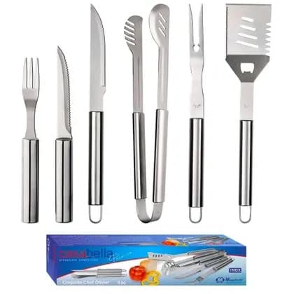 Conjunto de Facas Chef Olivier Megaforth Durabilidade e Estilo em 6 Peças