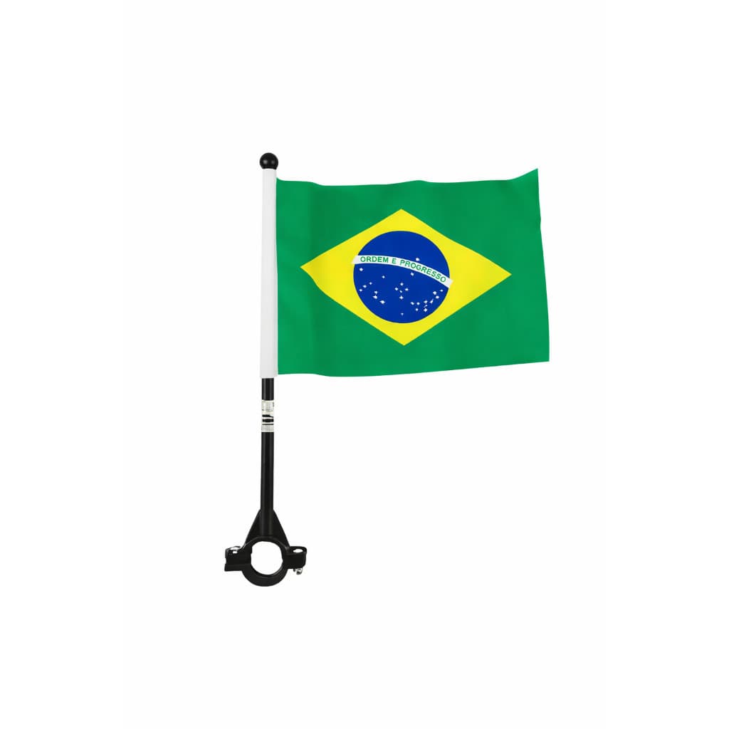 Bandeirinha Do Brasil Para Moto e Bicicleta Copa do Mundo Torcida