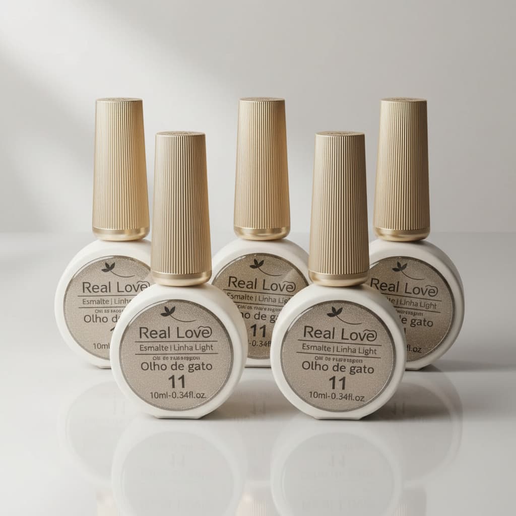 Esmalte Magnético Olho de Gato Real Love – Efeito 3D Refletivo 10ml