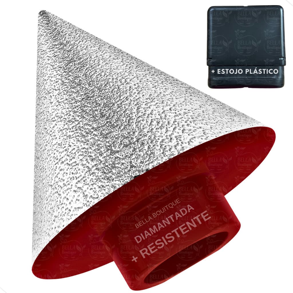 Broca Cônica Diamantada Chanfro 9-50mm M14/M10 Rosca Diamante Para Esmerilhadeira Furadeira Fura Porcelanato Moagem