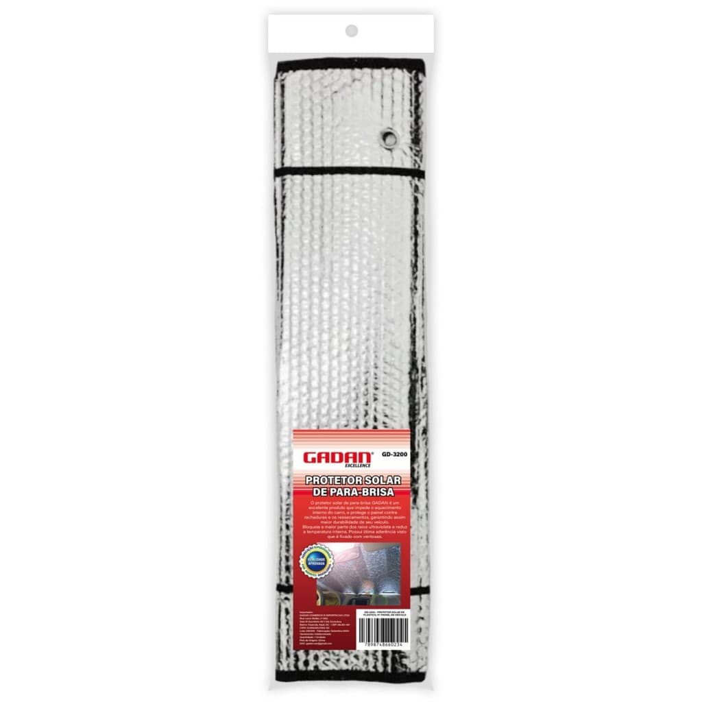 Protetor Solar Painel Automotivo Gadan Anti UV Proteção Interna Carro Brilho Duradouro