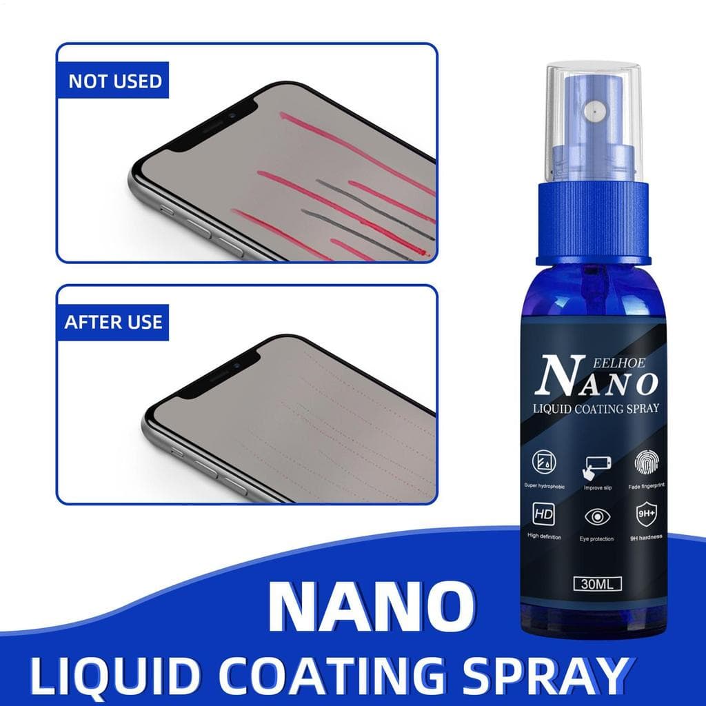 30ml Telefone Móvel Nano Revestimento Spray Anti-Risco Filme De Tela Hidrofóbica Protetor Líquido Oleofóbico Do acebnbr