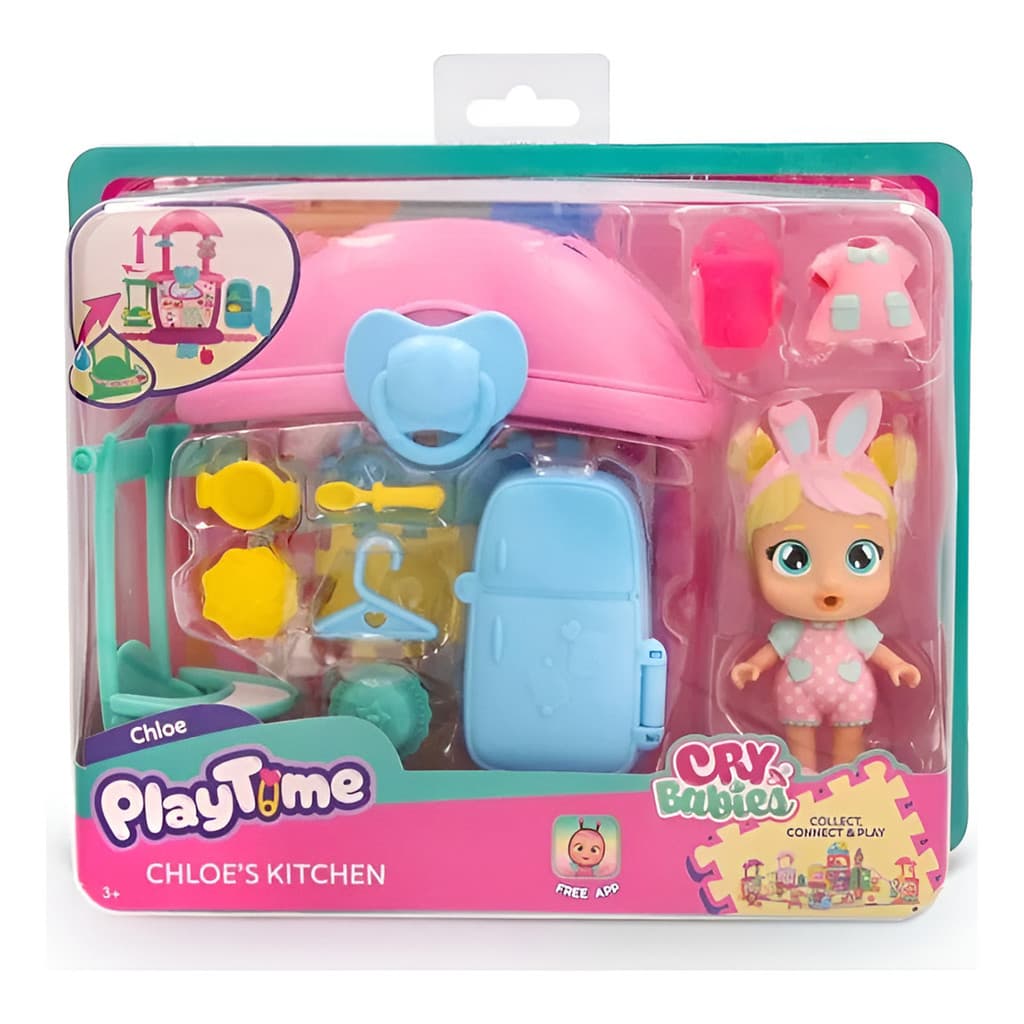 Boneca Cry Babies Multikids Cozinha da Chloe Playtimes
