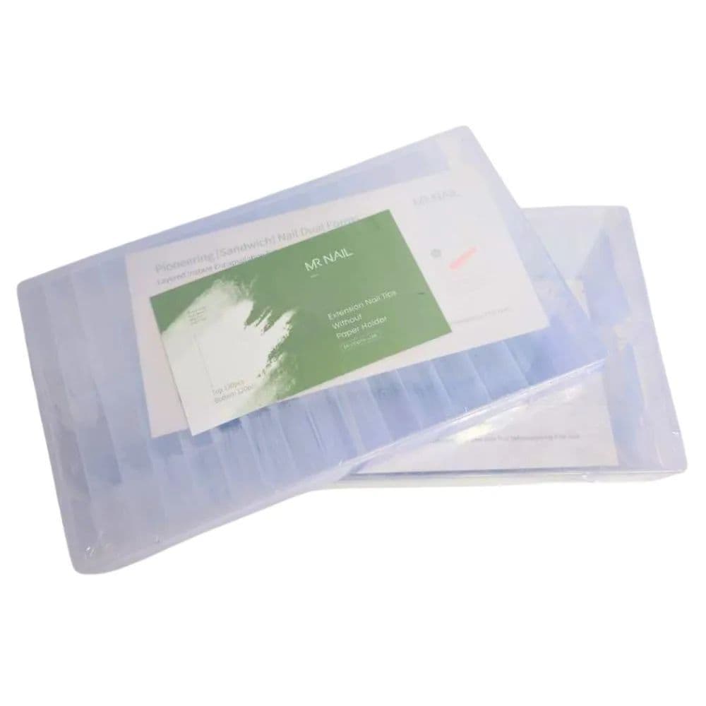 Molde F1 Duplo Sanduiche para Unhas - 120 und - MR Nail Gringa