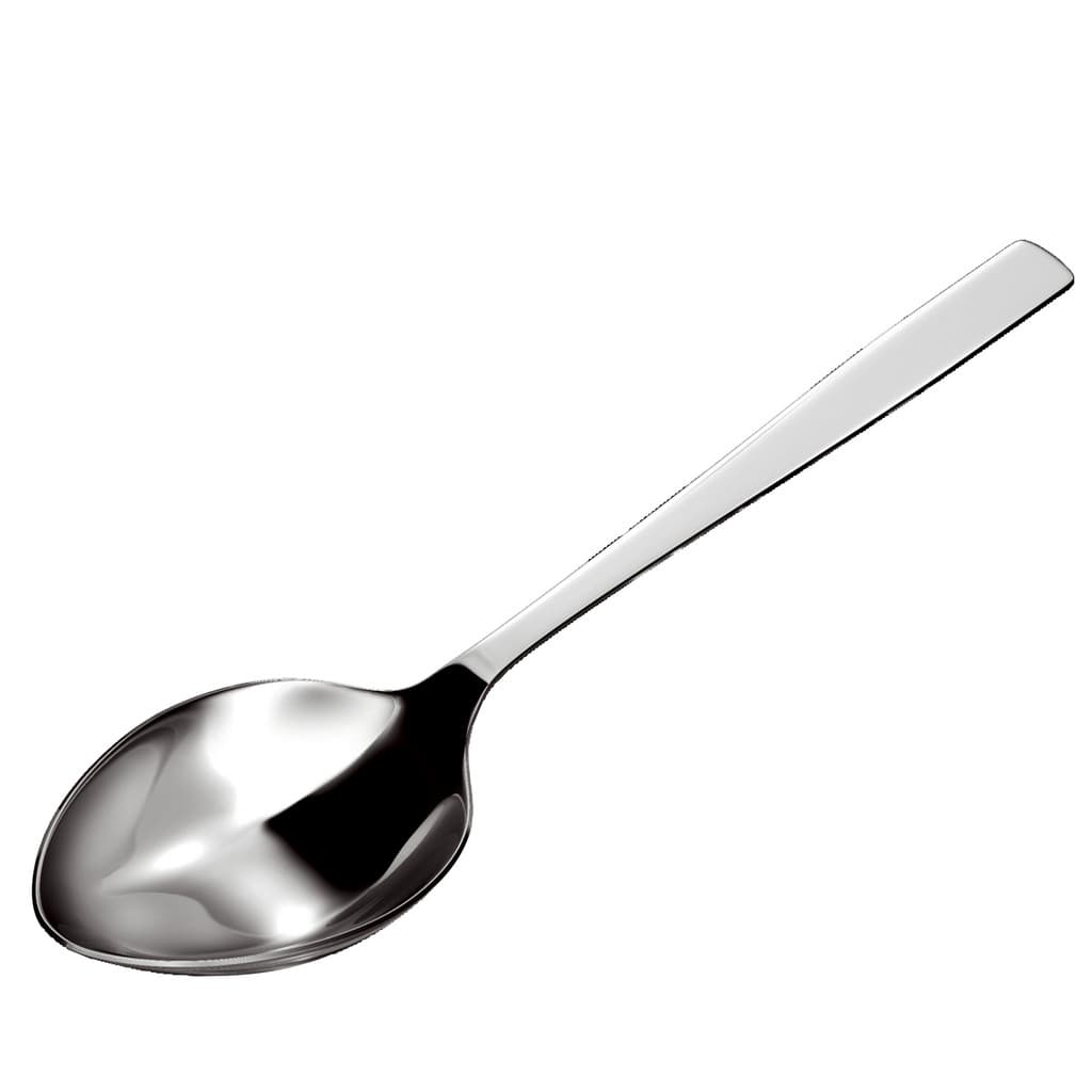Colher para servir Arroz Em Aço Inox 21cm Cozinha Restaurante Grande
