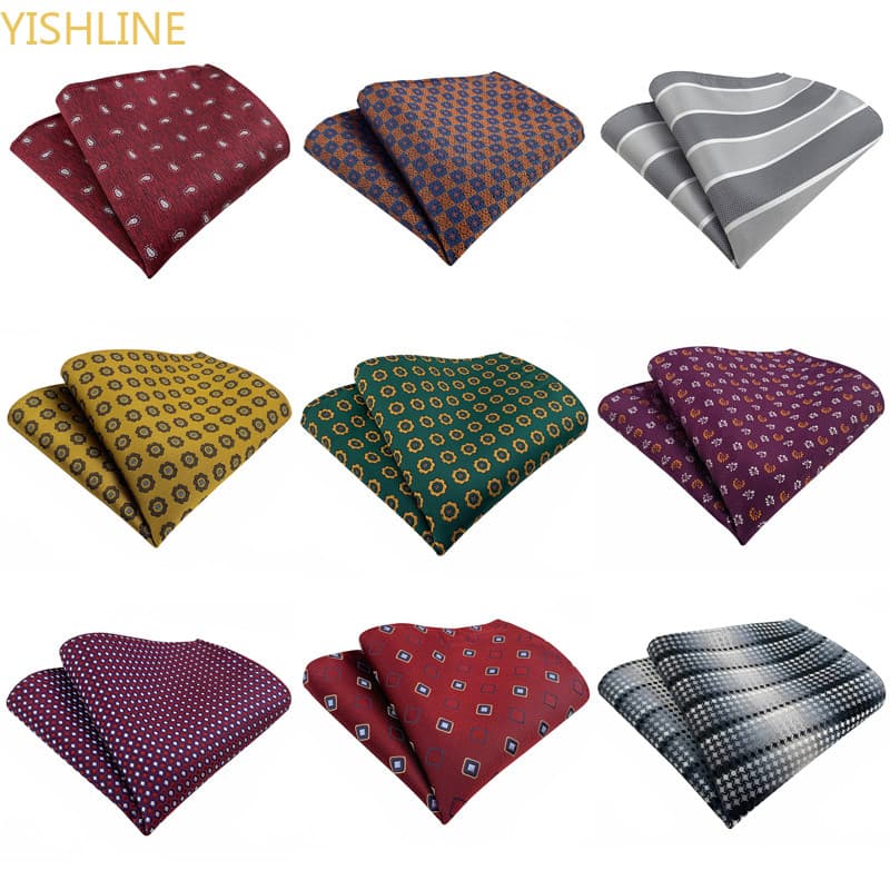 Toalha De Bolso De Terno Masculino 25CM Acessórios De Vestido De Casamento De Negócios Lenço