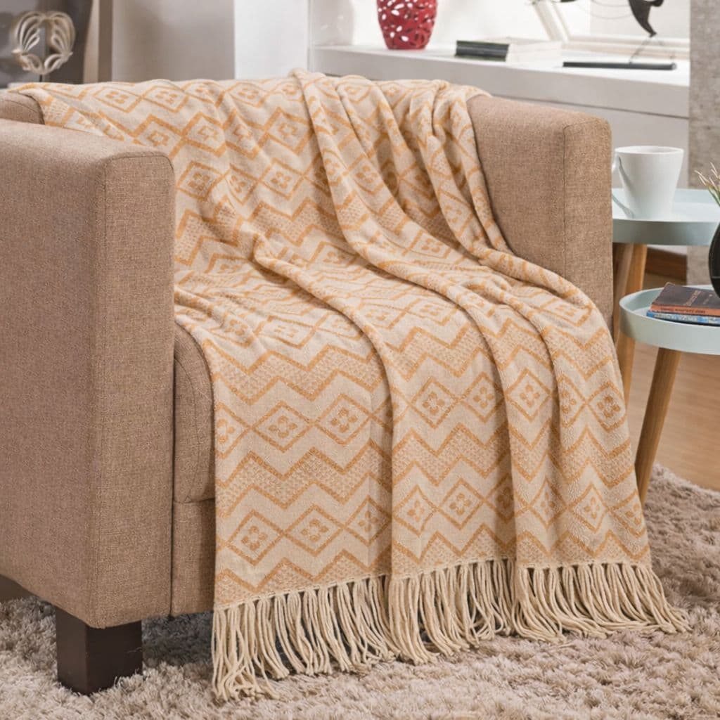 Manta Para Sofá Gigante — Luxo Premium, Fibra de Algodão Cama, Decoração e Conforto ATACADO