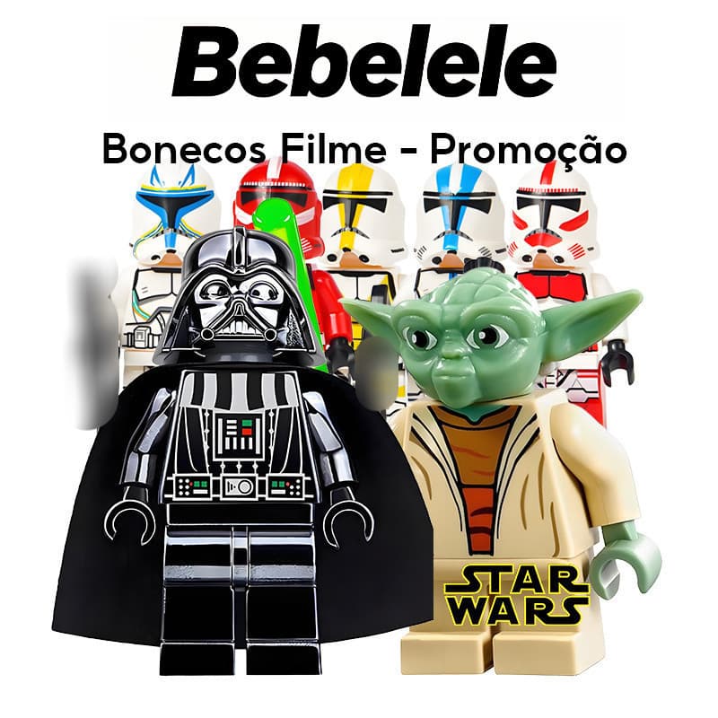 Mini bonecos, Star Wars, brinquedos para bonecas de blocos de construção, presentes de aniversário